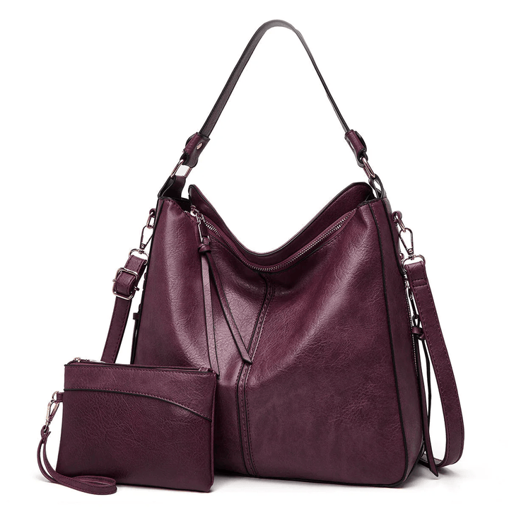 Étoile de Ville – Bolso de mano de cuero vintage clásico