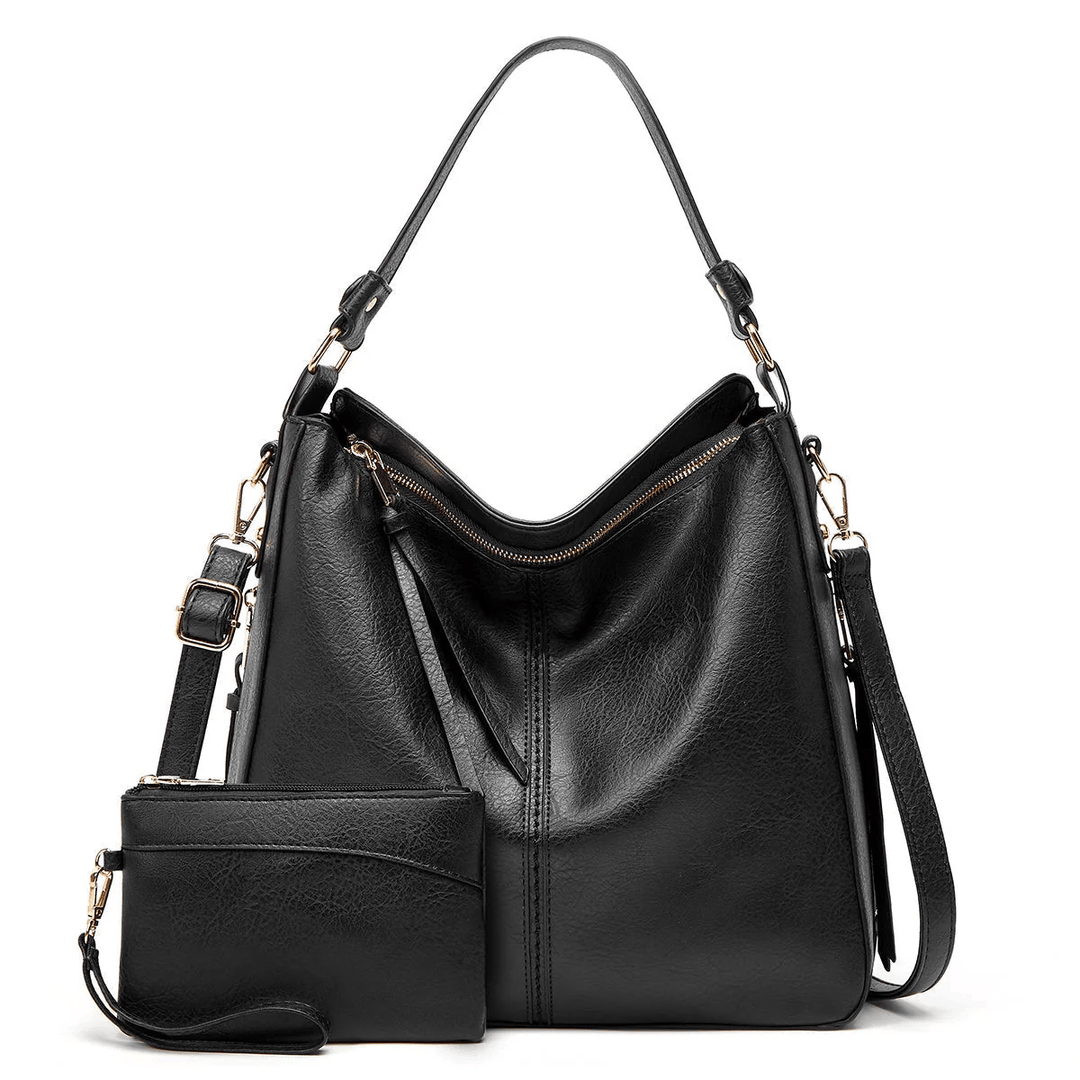 Étoile de Ville – Bolso de mano de cuero vintage clásico