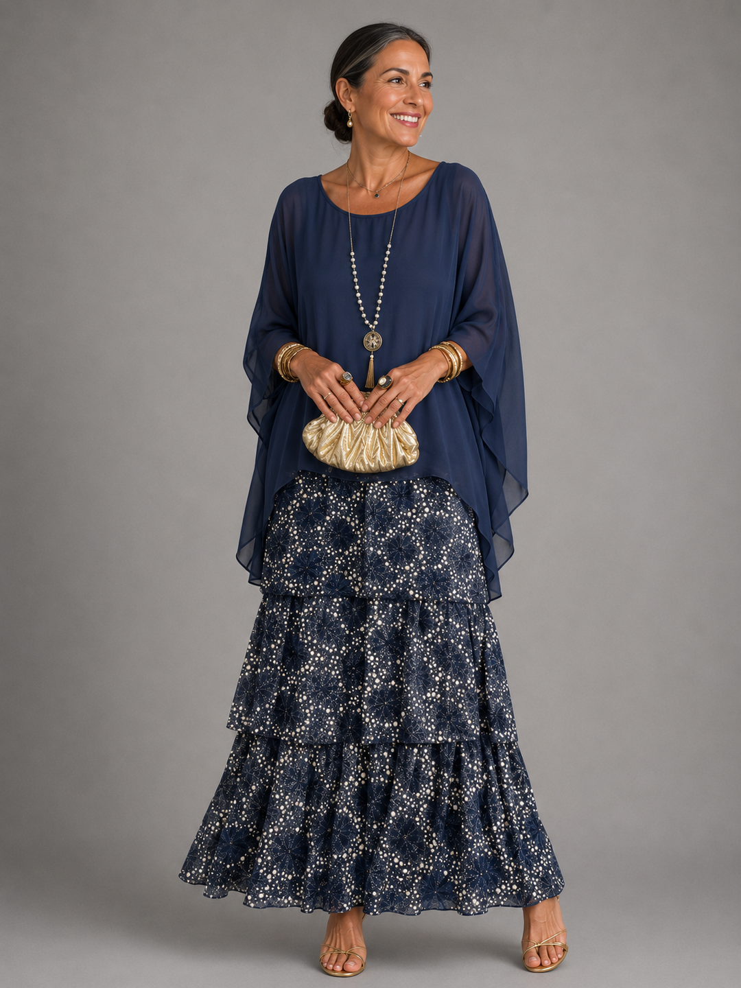 Lara™ | Elegante y fluida vestido largo