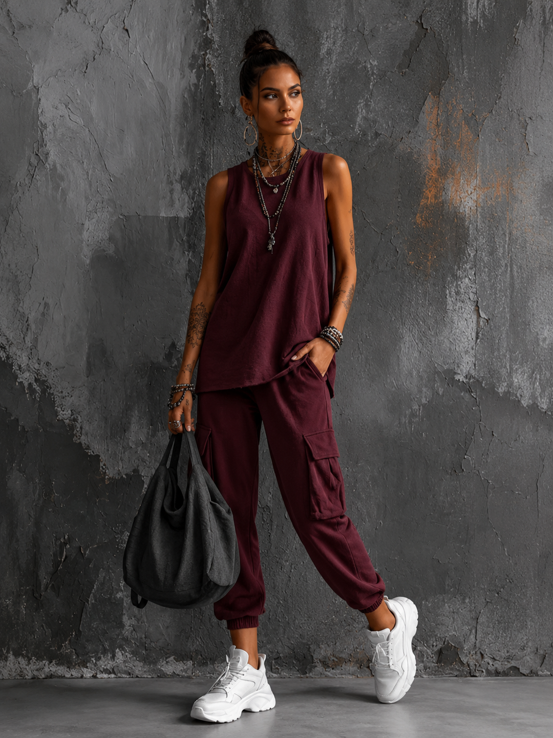 Norelle | Conjunto Informal de Dos Piezas Cómodo