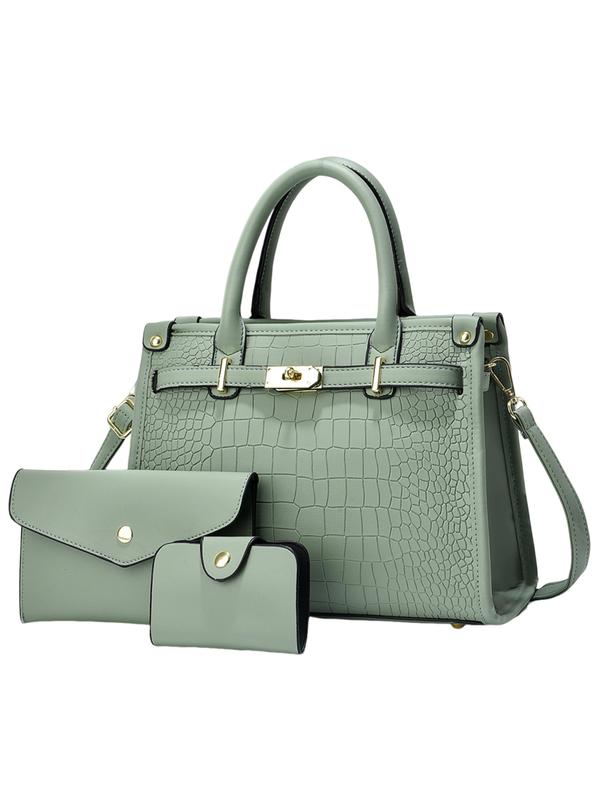 Bella Borsa - Bolso de hombro de cuero de cocodrilo