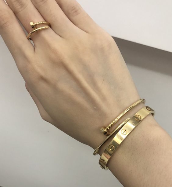 SPIKE | Pulsera de oro fino