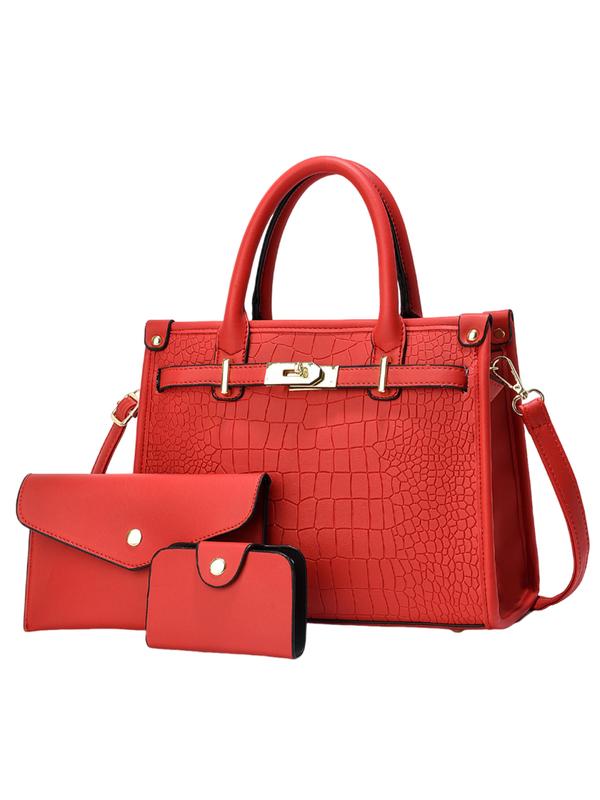 Bella Borsa - Bolso de hombro de cuero de cocodrilo