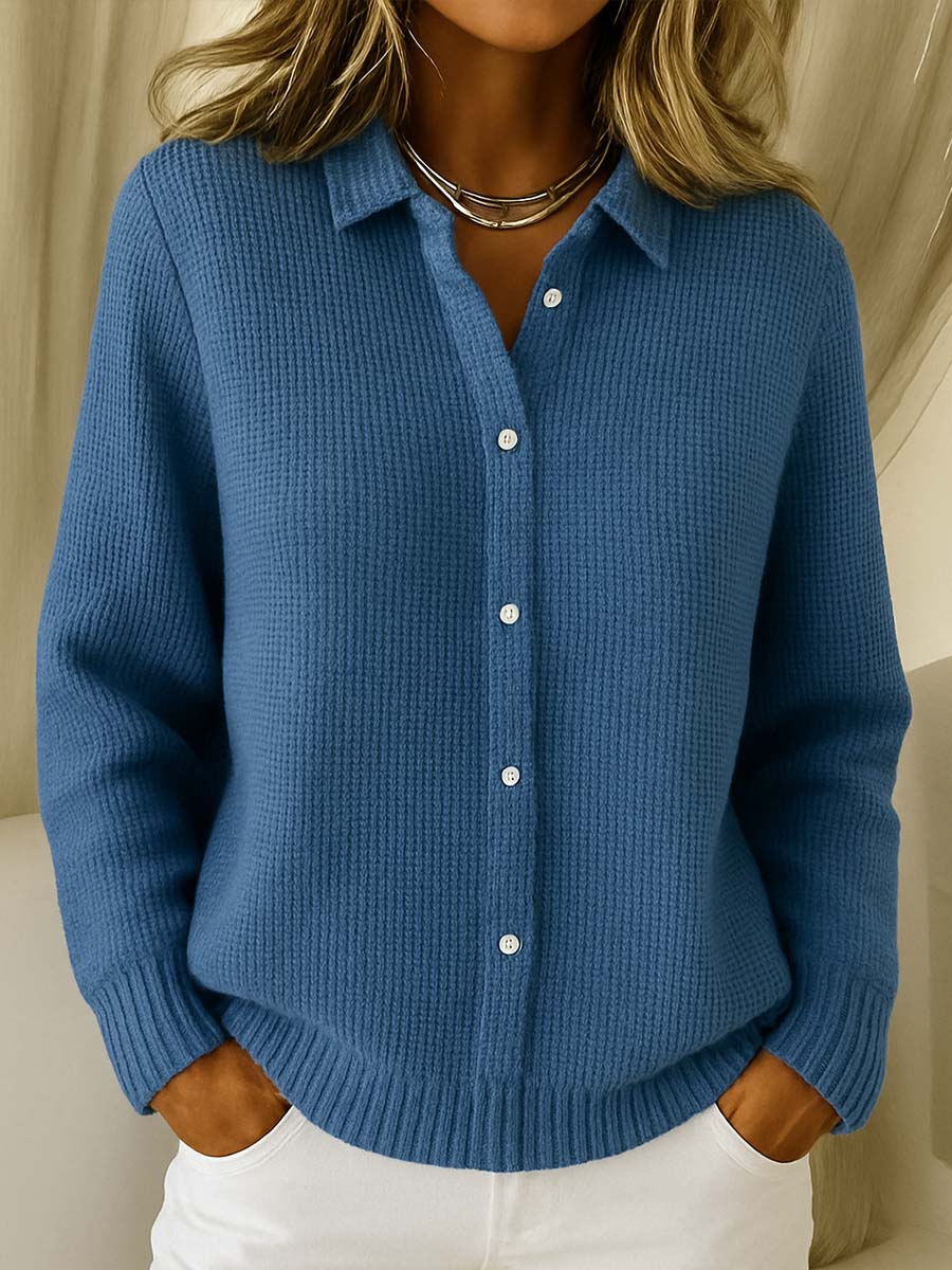 Cardigan Mujer de Punto con Botones