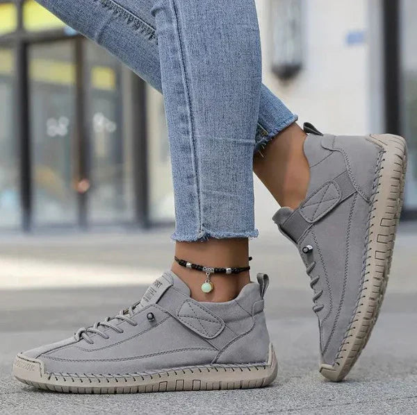 Gisela - Zapatos ortopédicos cómodos efecto cuero