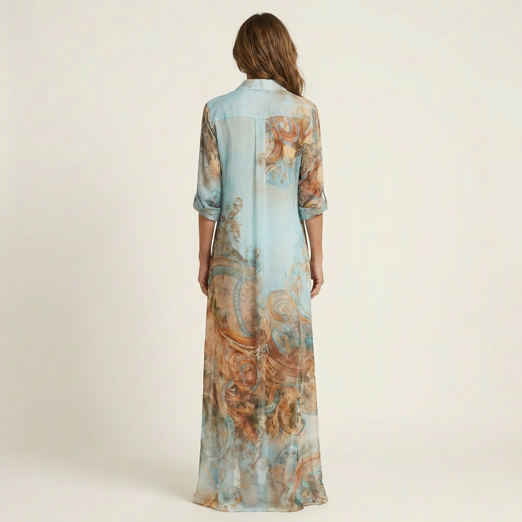 Lanie | Vestido Maxi de Seda
