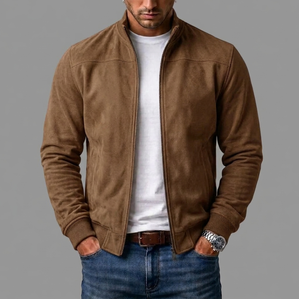 Ceasar | Chaqueta bomber de ante