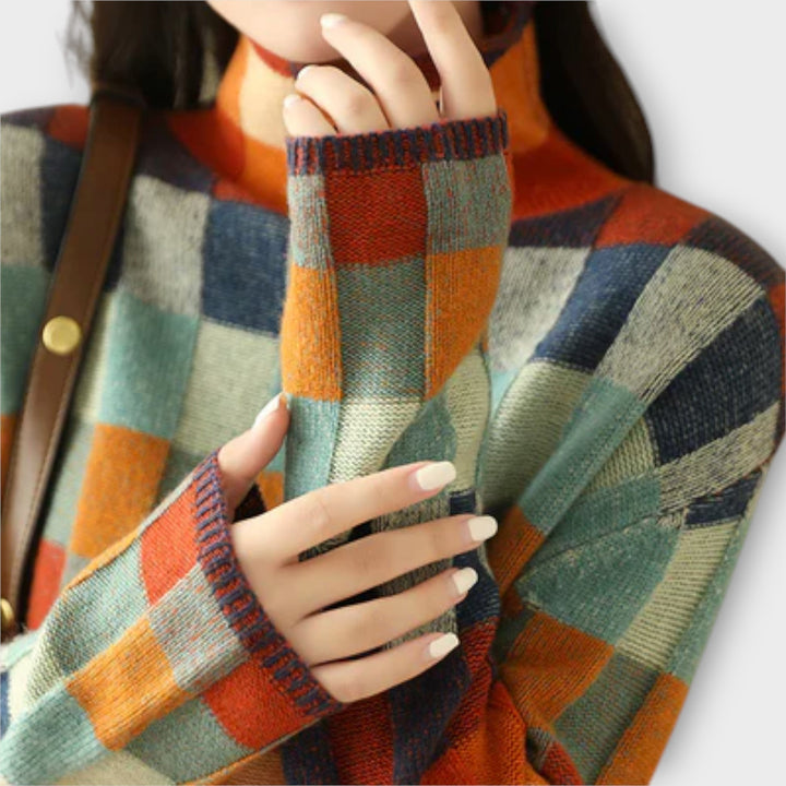 Erika - Suéter en patchwork