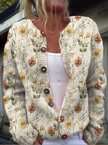Mia™ – Cárdigan con estampado floral