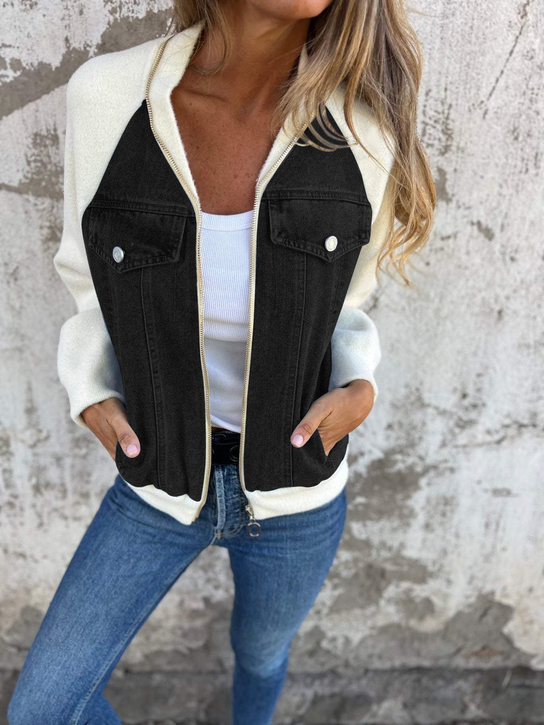 Oliva - Chaqueta de mezclilla