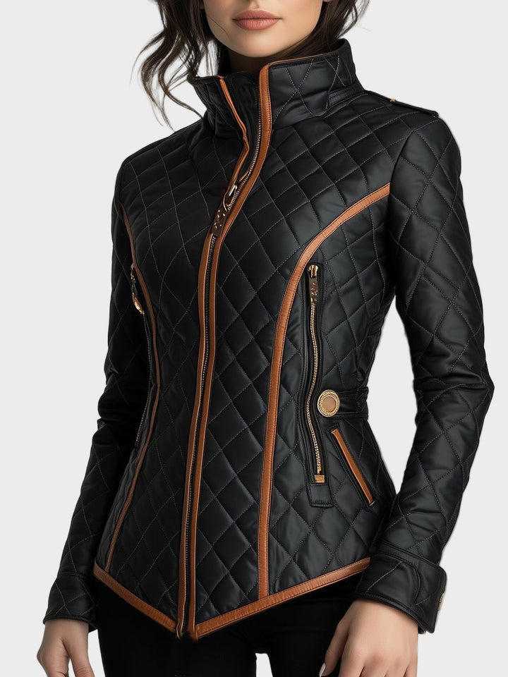 Lillian - Chaqueta acolchada con acolchado en diamante