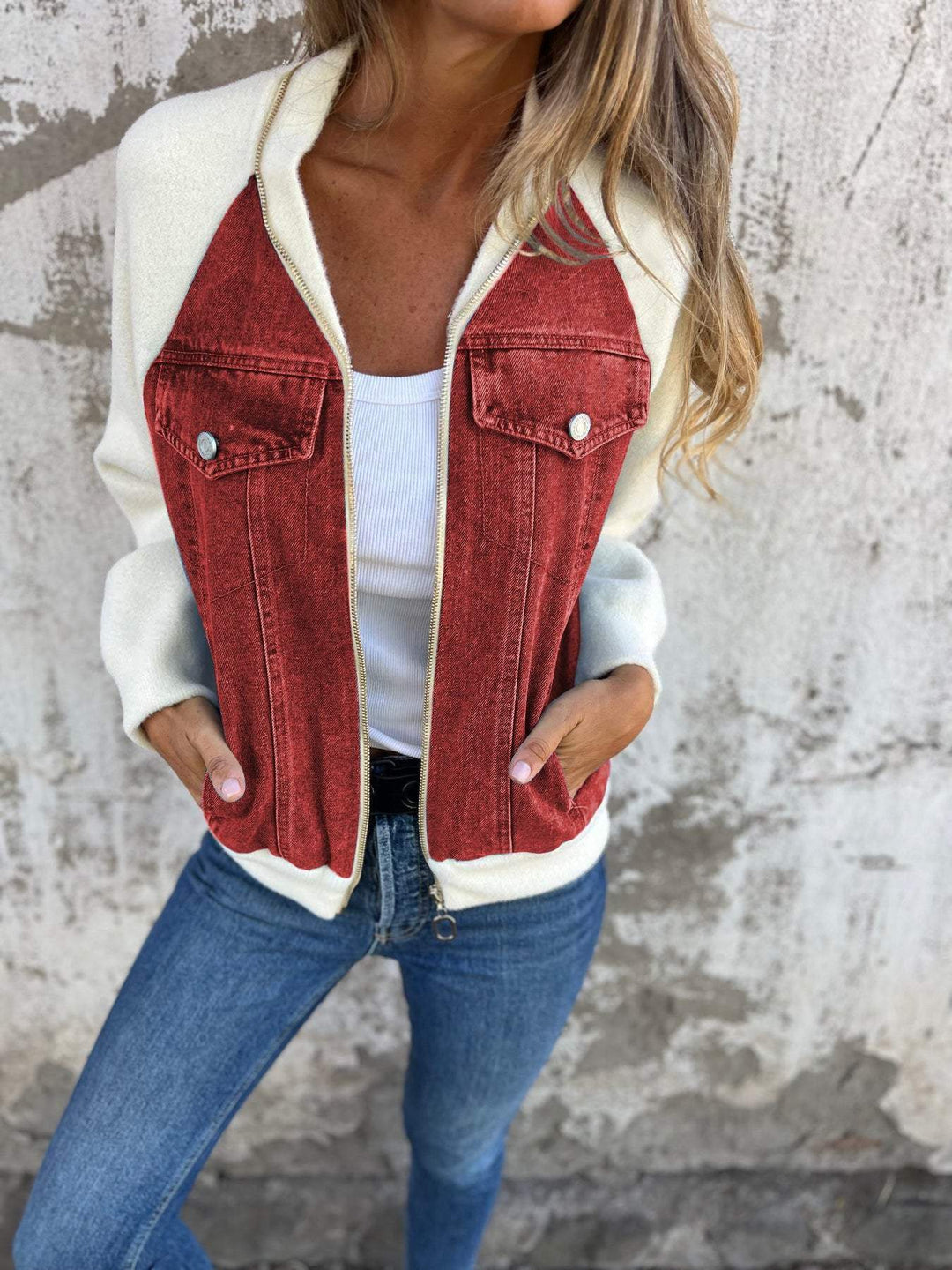 Oliva - Chaqueta de mezclilla