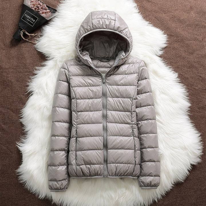 Nathalie | Chaqueta de plumón para mujeres con capucha