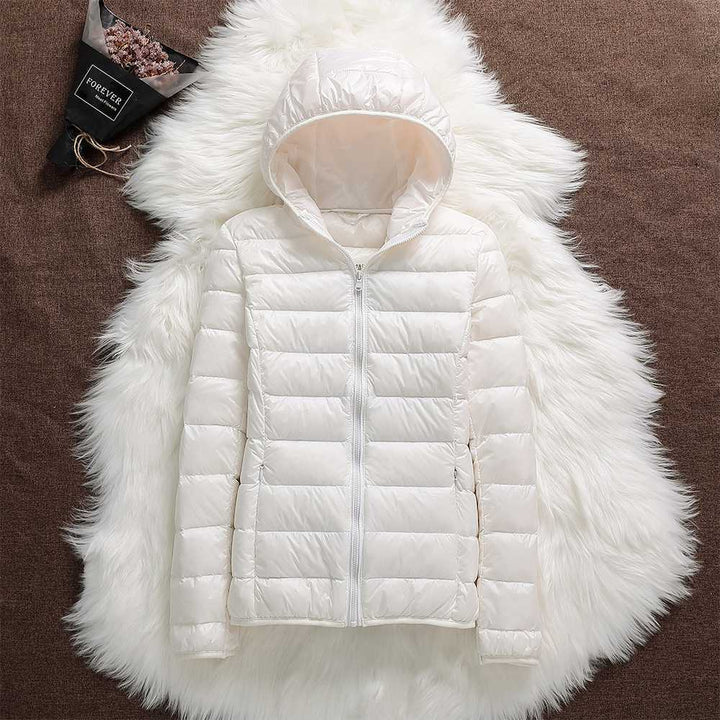 Nathalie | Chaqueta de plumón para mujeres con capucha