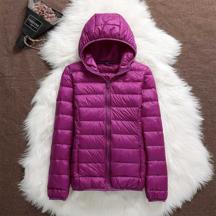 Nathalie | Chaqueta de plumón para mujeres con capucha