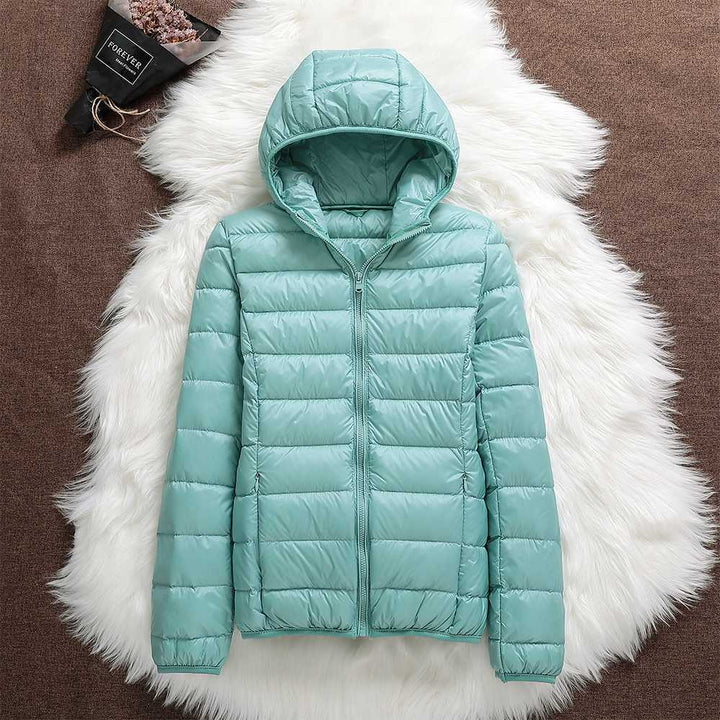 Nathalie | Chaqueta de plumón para mujeres con capucha