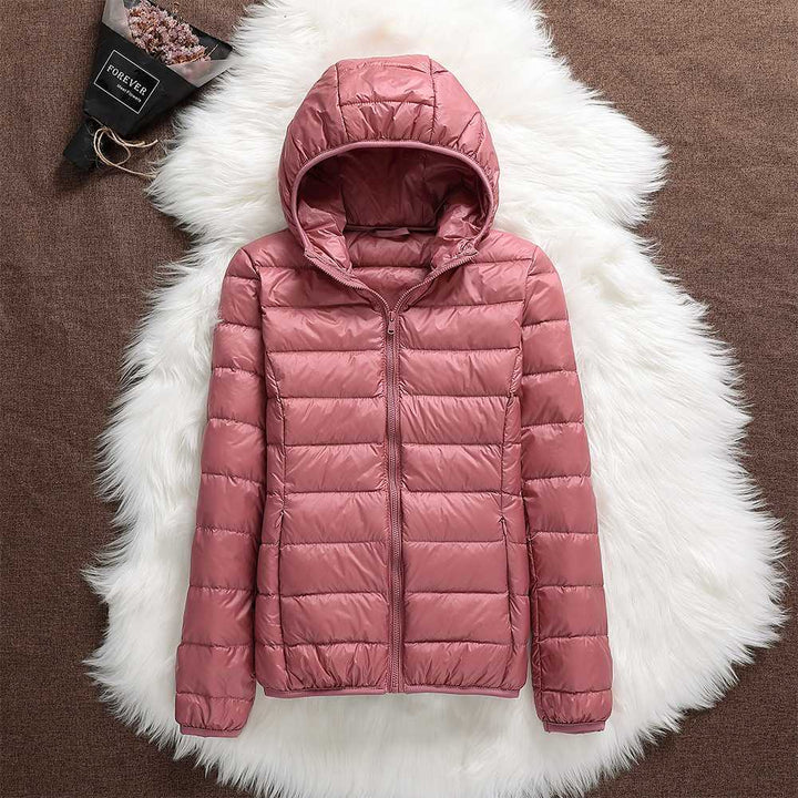 Nathalie | Chaqueta de plumón para mujeres con capucha