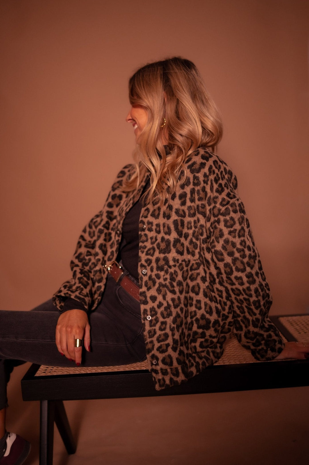 Susanne™ | Chaqueta de moda con estampado de leopardo