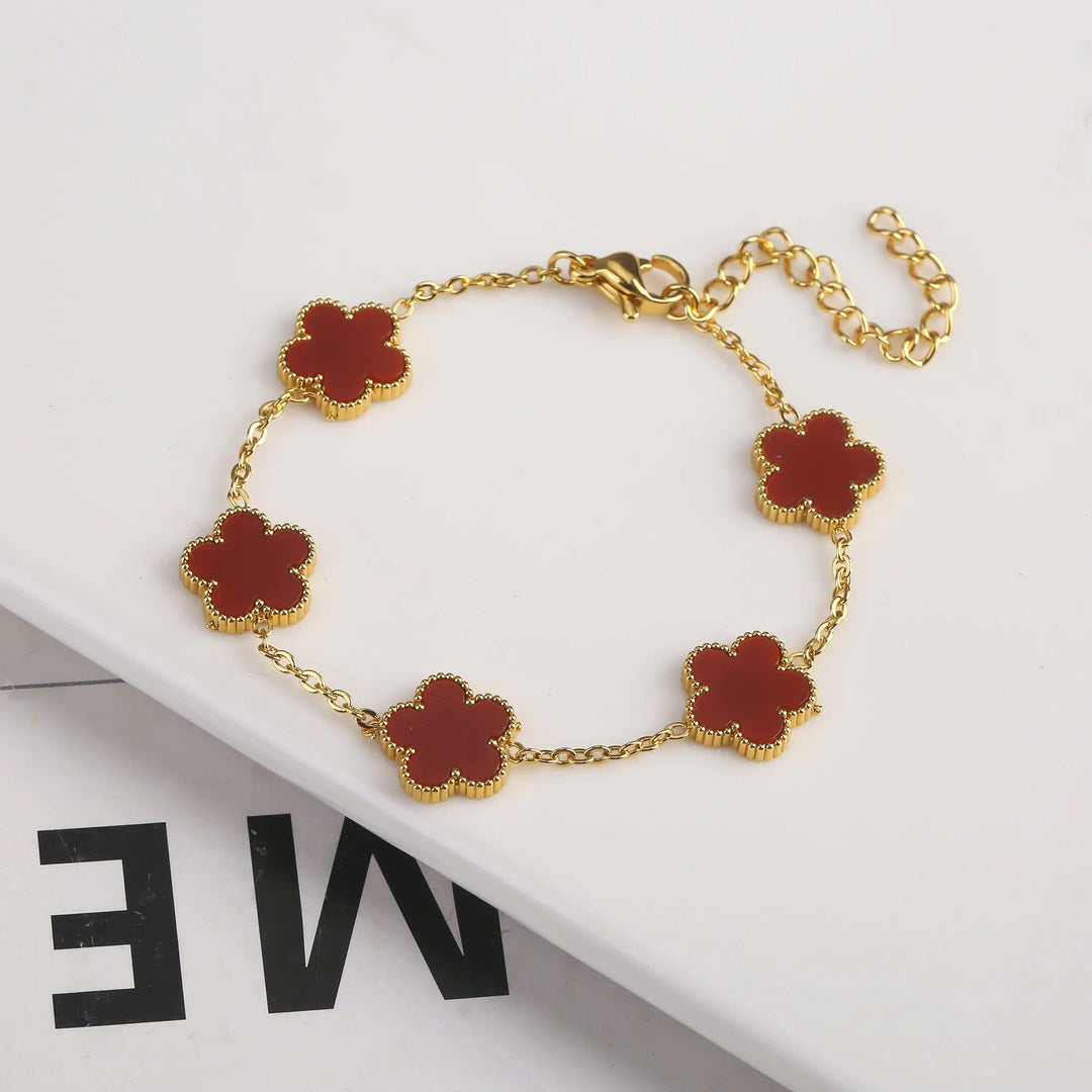 KLEEBLATT | Pulsera Roja