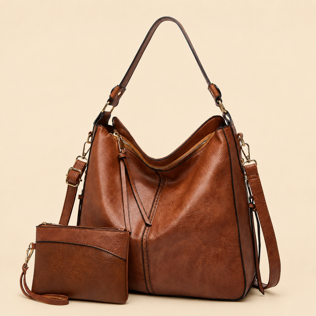 Agathe - Chic Antivol Tas + Gratis Etui