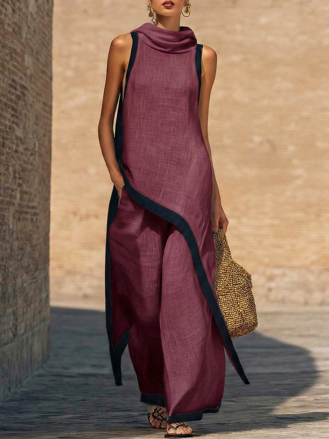 Maren™ | Conjunto Elegante de Dos Piezas con Corte