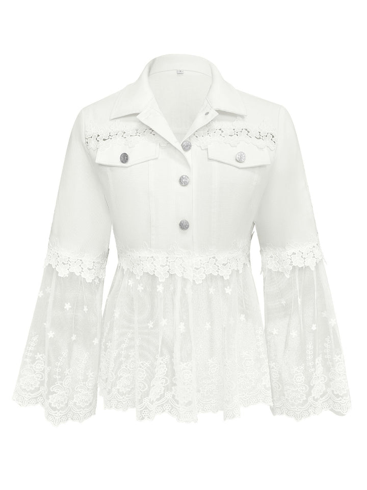 Addison | Chaqueta con inserciones de encaje