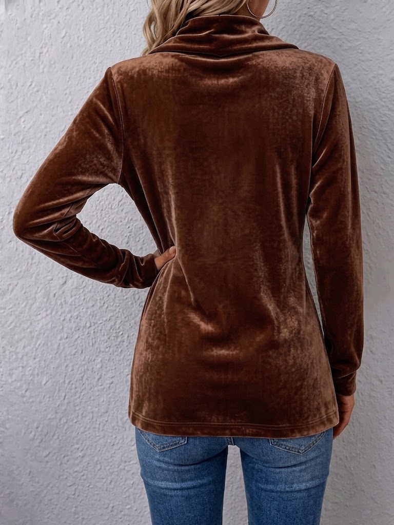 Avery | Chaqueta Vintage con Acento en los Botones de Mangas Largas y Apertura Frontal