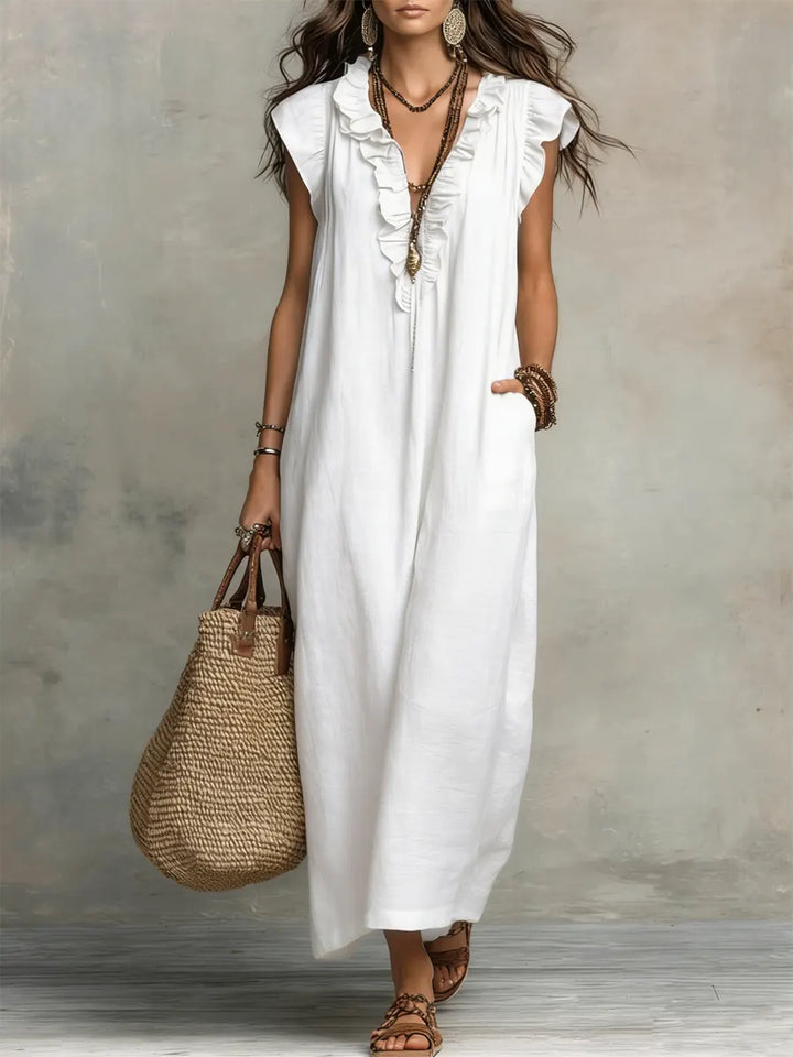 Camille | Vestido bohemio largo