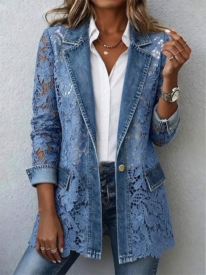 Harper | Chaqueta con inserciones de encaje