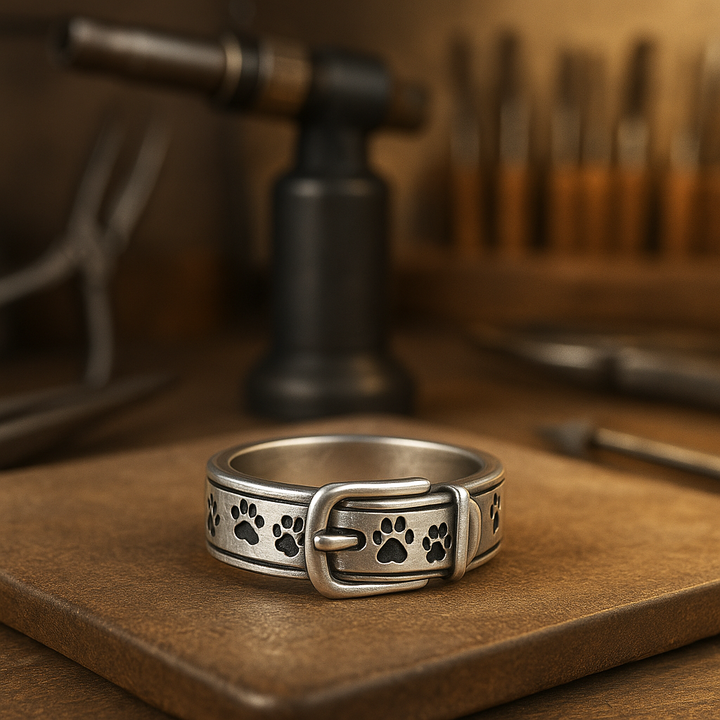 FIDO | Anillo Inspirado en el Collar de Perro