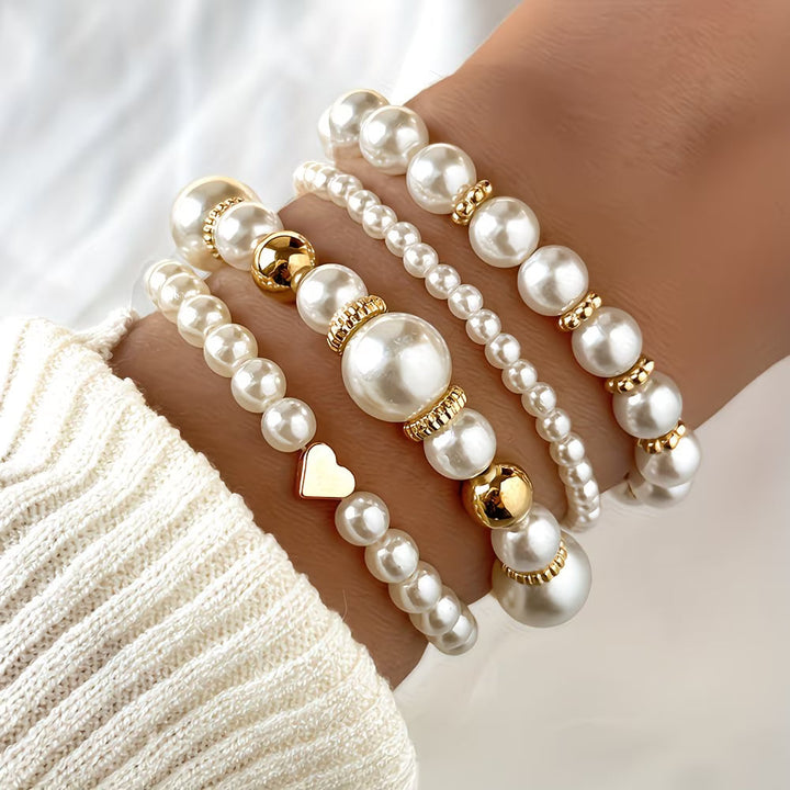 Conjunto de pulseras apilables de 4