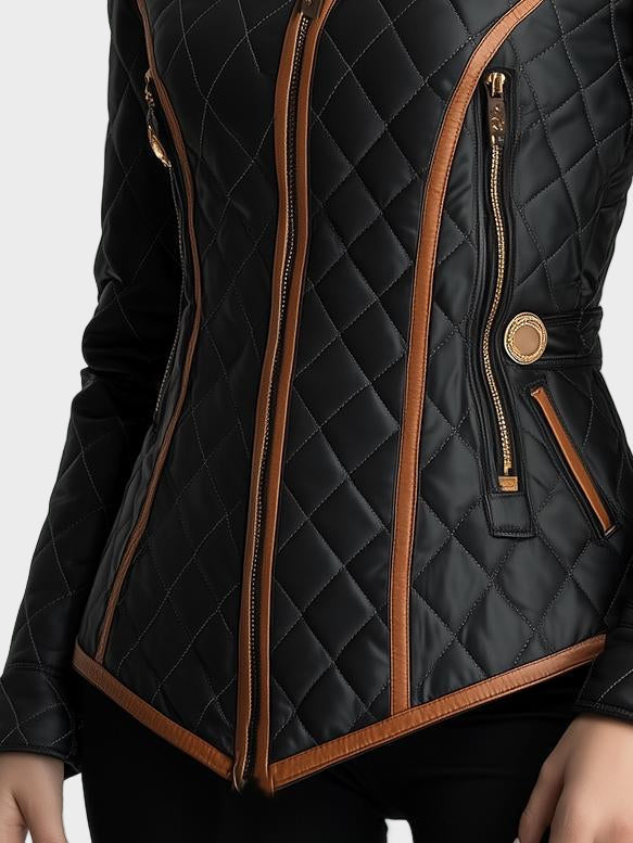 Lillian - Chaqueta acolchada con acolchado en diamante