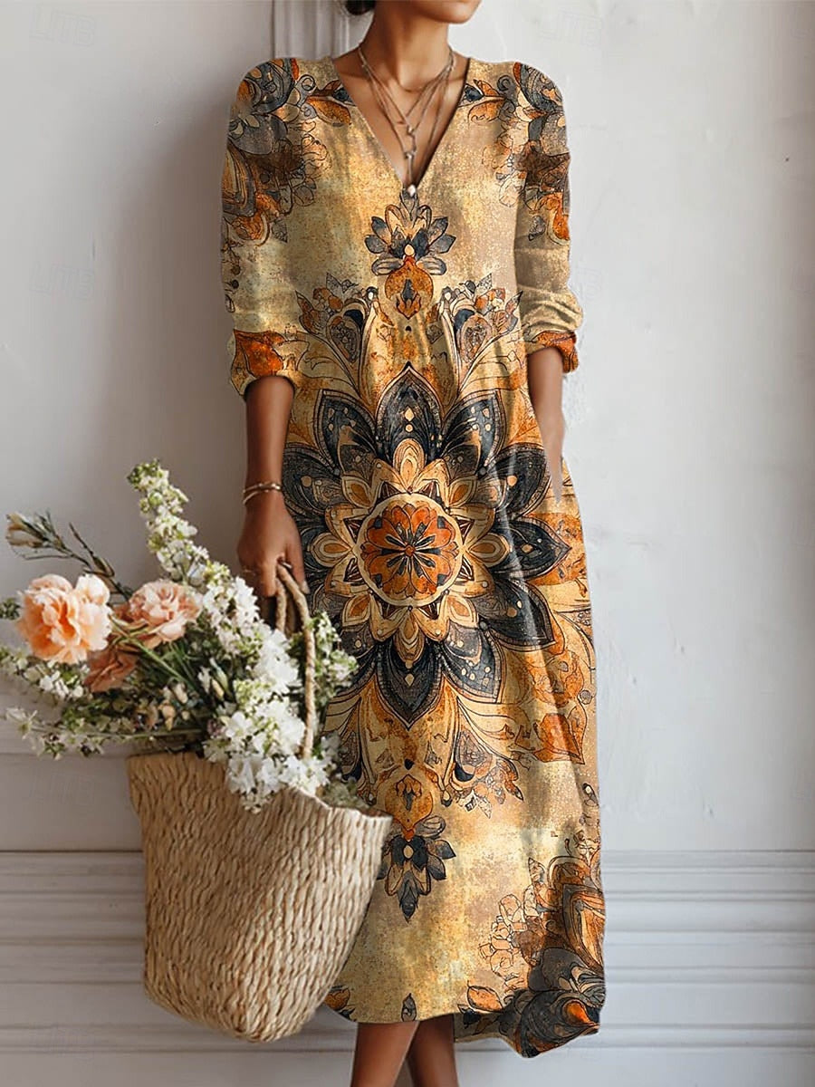 Vestido maxi bohemio