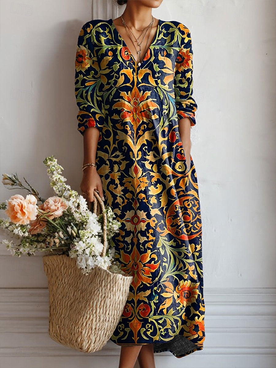 Vestido maxi bohemio