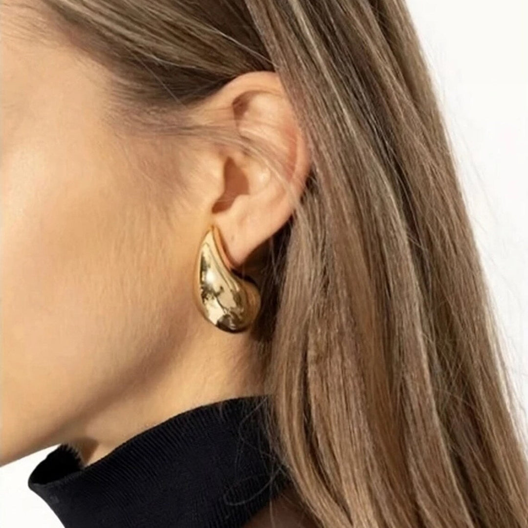 Pendientes Sandra Gota Oro