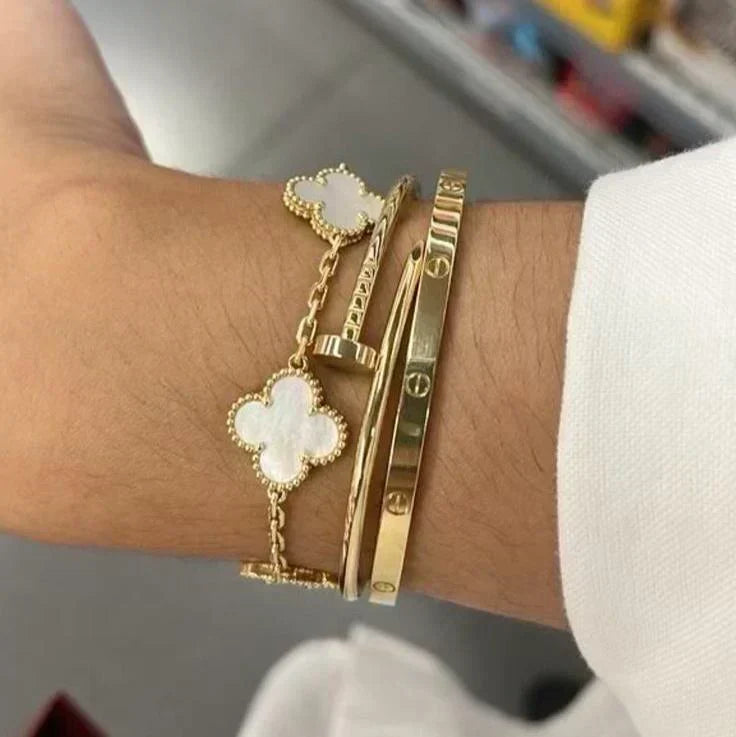 KLEEBLATT | Pulsera Blanca