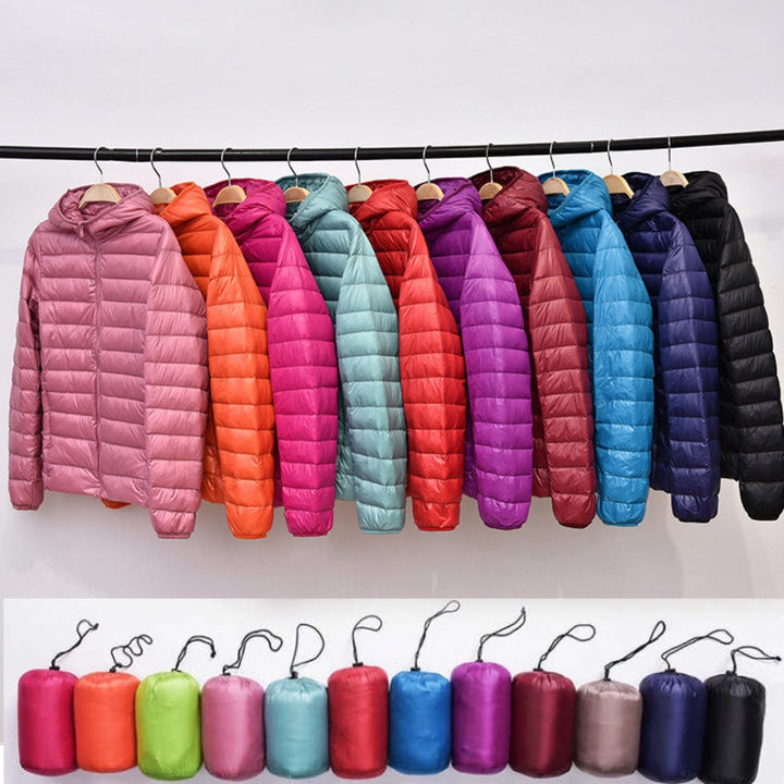 Nathalie | Chaqueta de plumón para mujeres con capucha