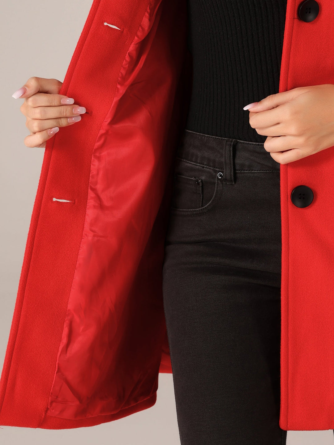 Birgit™ | Abrigo de invierno con botonadura